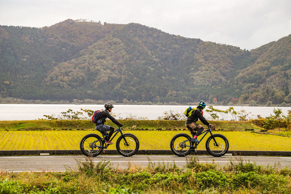 滋賀県長浜でサイクリング