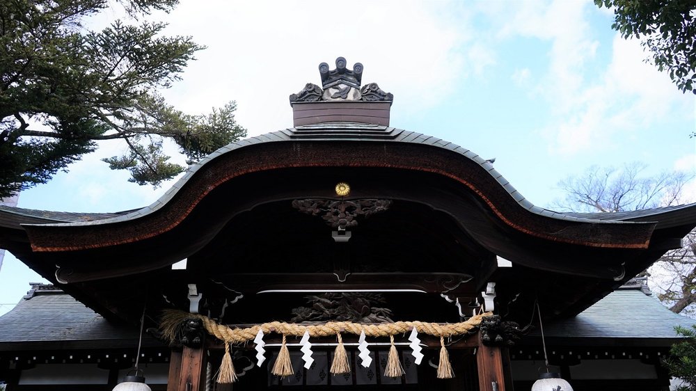 うさぎの神社に初詣サイクリング