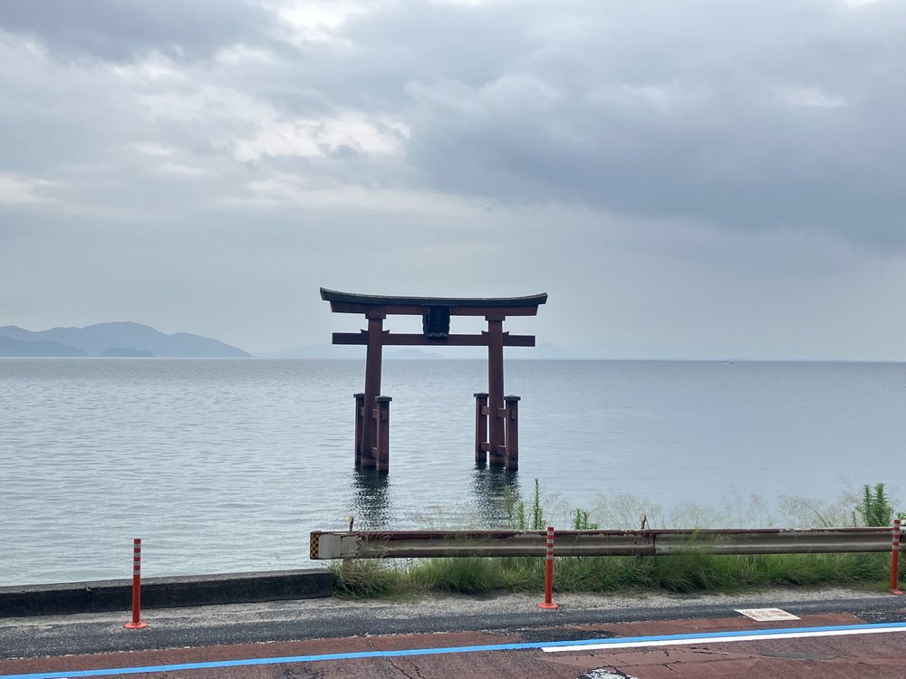 湖上の鳥居白髭神社・高原リゾートびわ湖バレイ