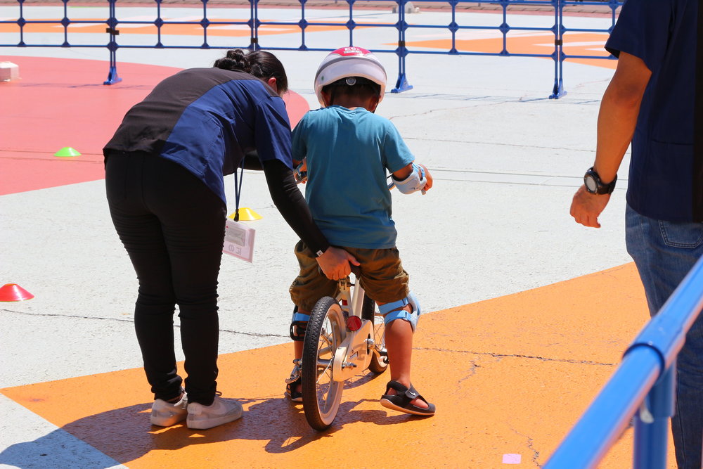  子供自転車練習教室 補助輪外して乗ってみよう！ あさひのキッズスクール