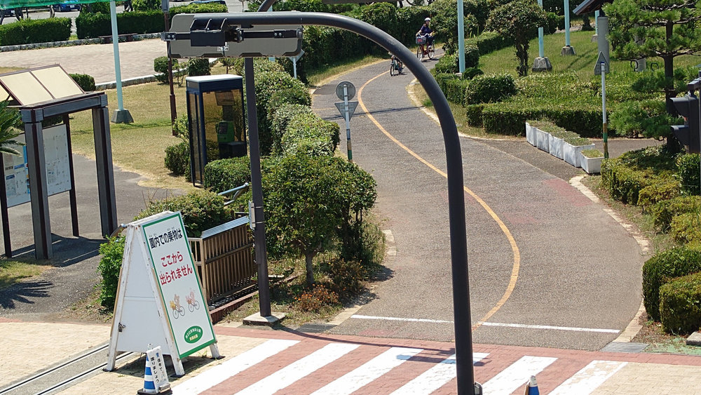 子供の自転車練習