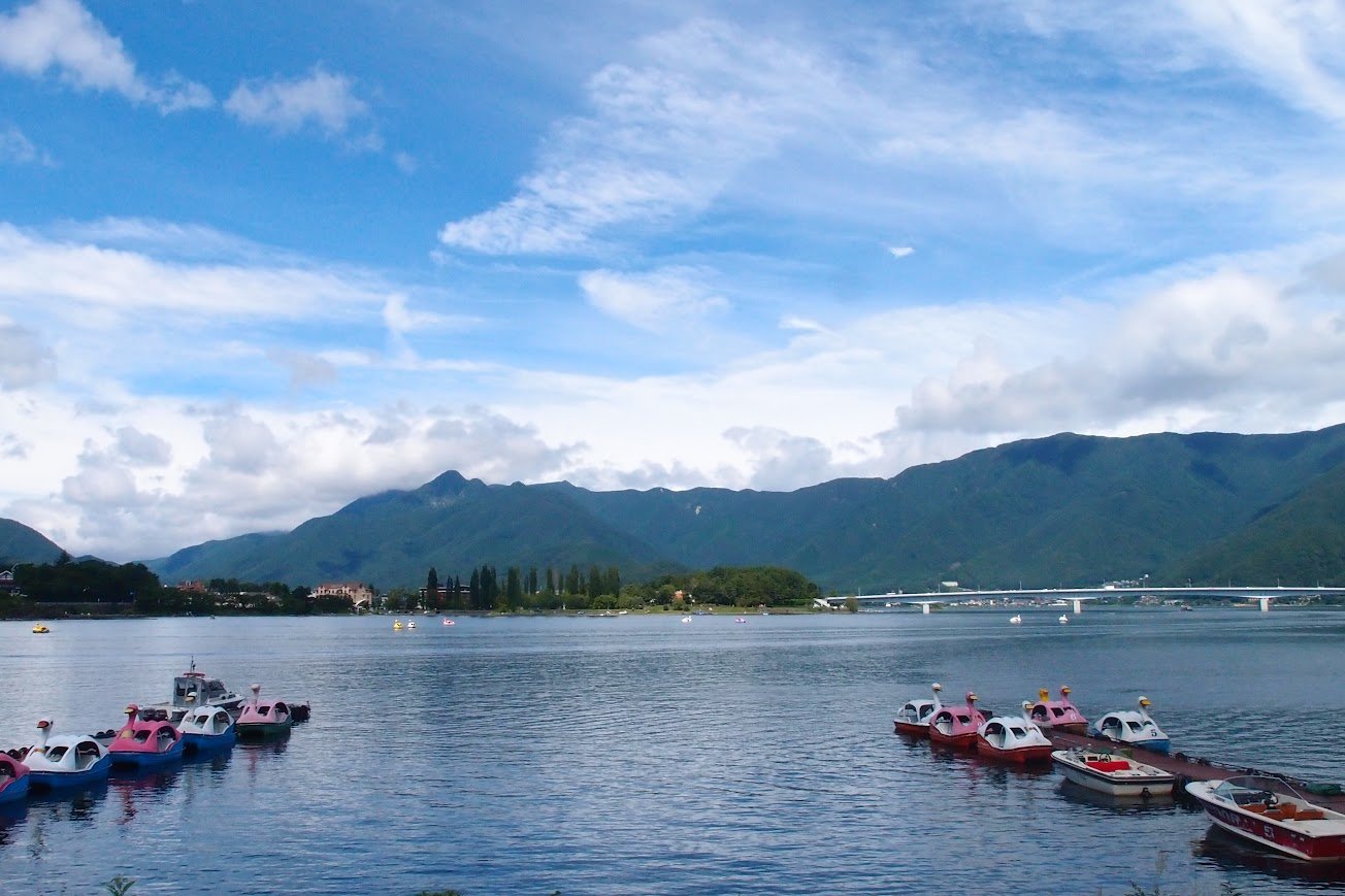 山梨県三つ峠～河口湖