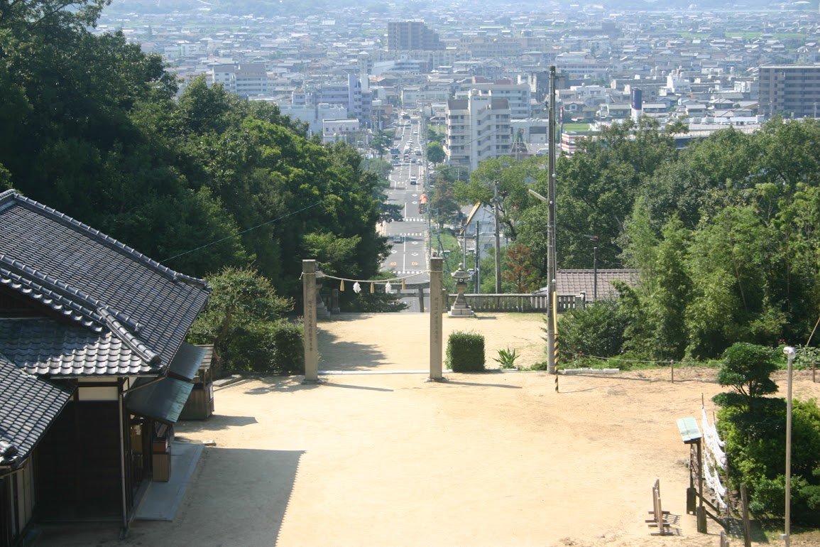 自転車で行く屋島神社と高松うどん巡り