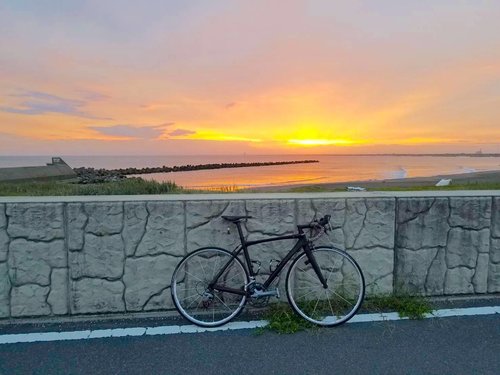 太平洋を望む犬吠埼サイクリング