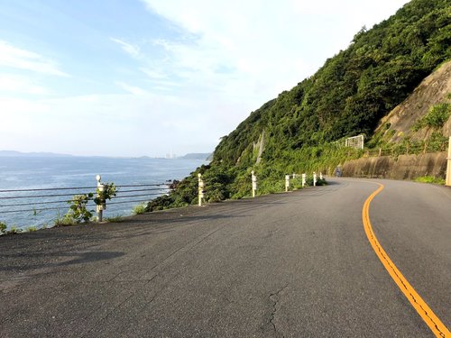 天草の海を満喫 260km