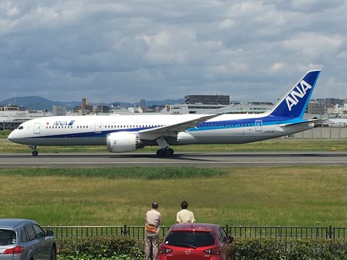 伊丹空港千里川土手までサイクリング