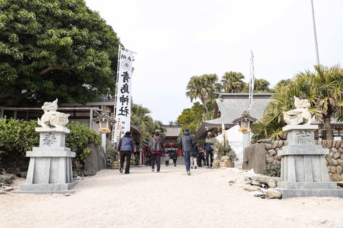 青島神社シーサイドサイクリング