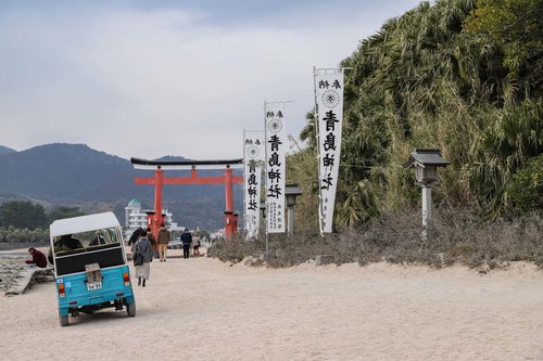 青島神社シーサイドサイクリング