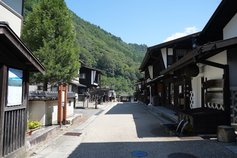 木曾福島宿跡街並み